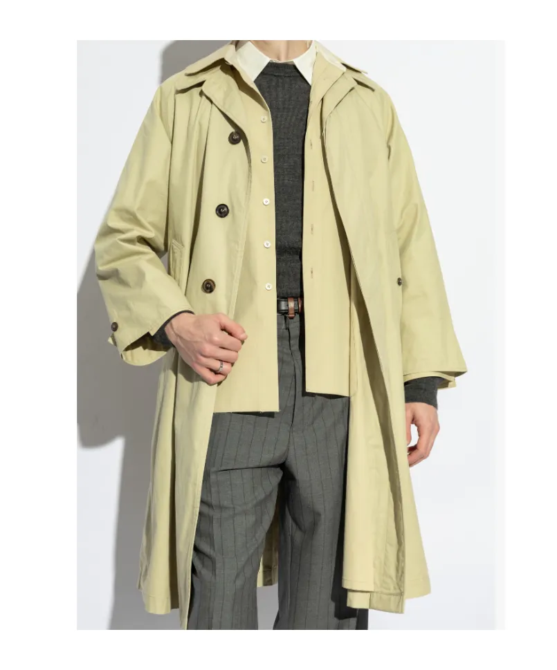 Maison Margiela Layered Mid-Length Trench Coat