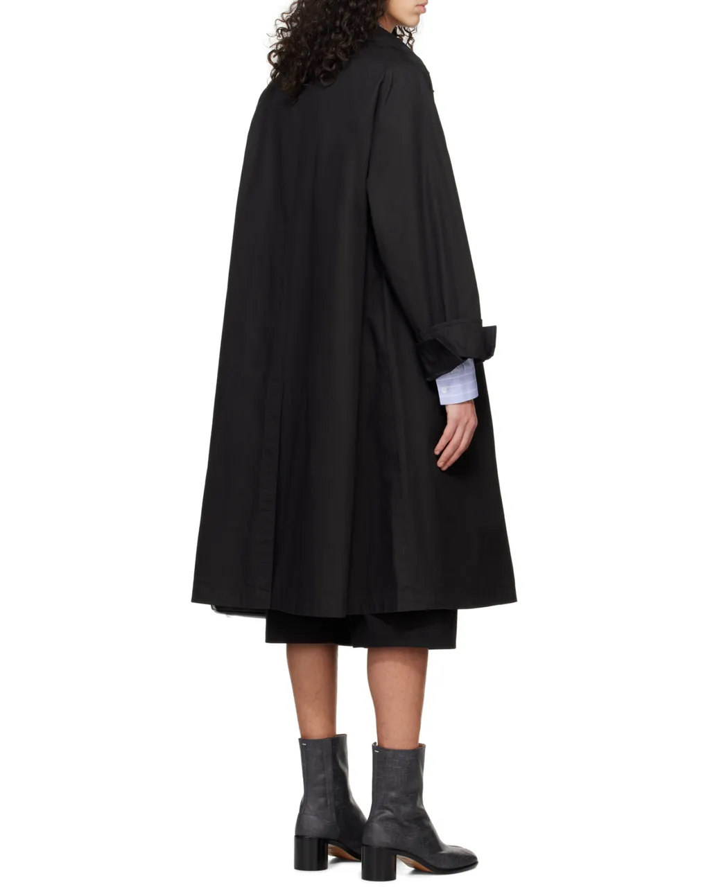 Maison Margiela Layered Mid-Length Trench Coat