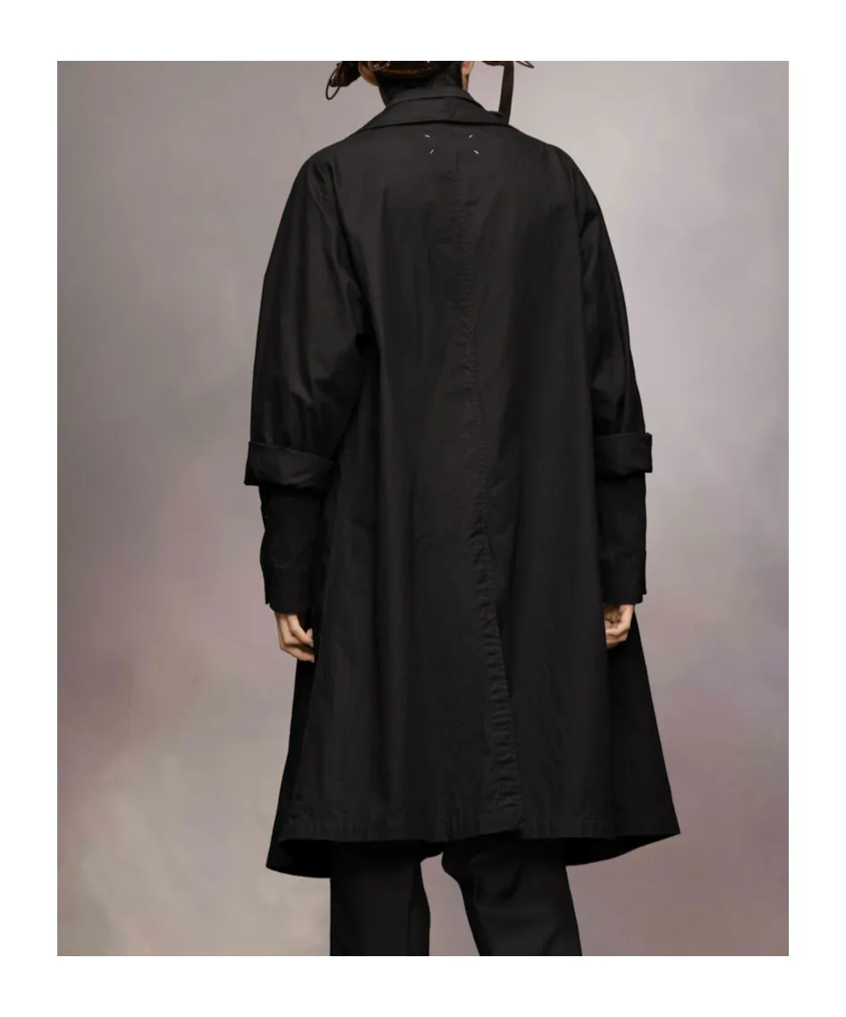 Maison Margiela Layered Mid-Length Trench Coat
