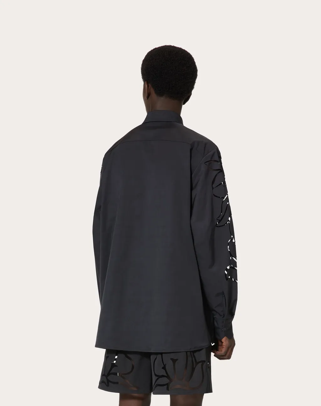 Flower Hollowed Out Shirt Casual Jacket