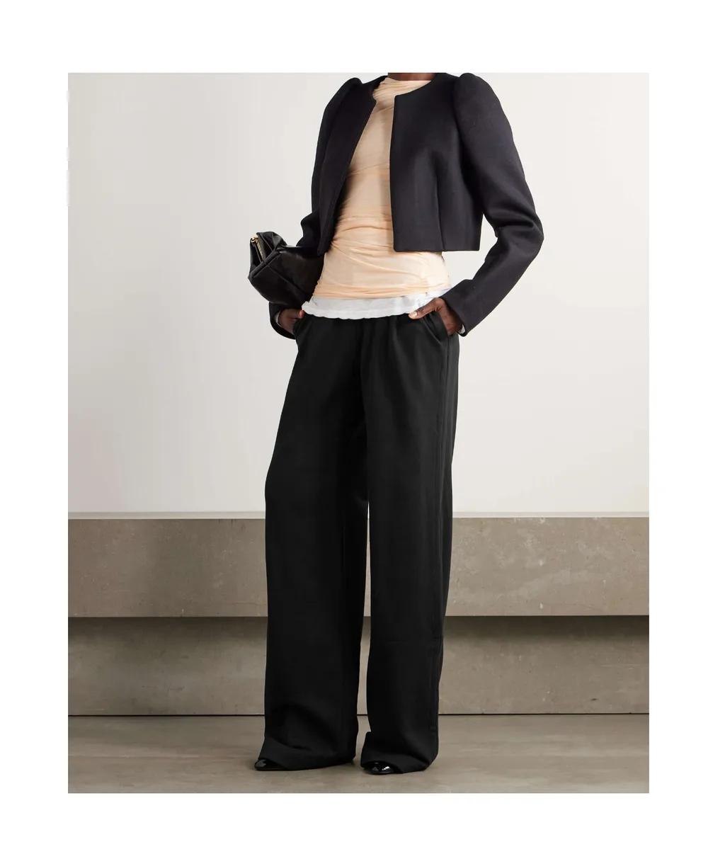 Wide-Leg Casual Pants