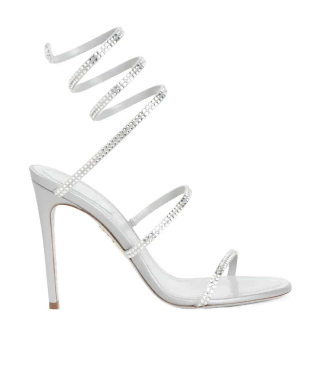 Ren Caovilla Cleo Embellished Heeled Sandals