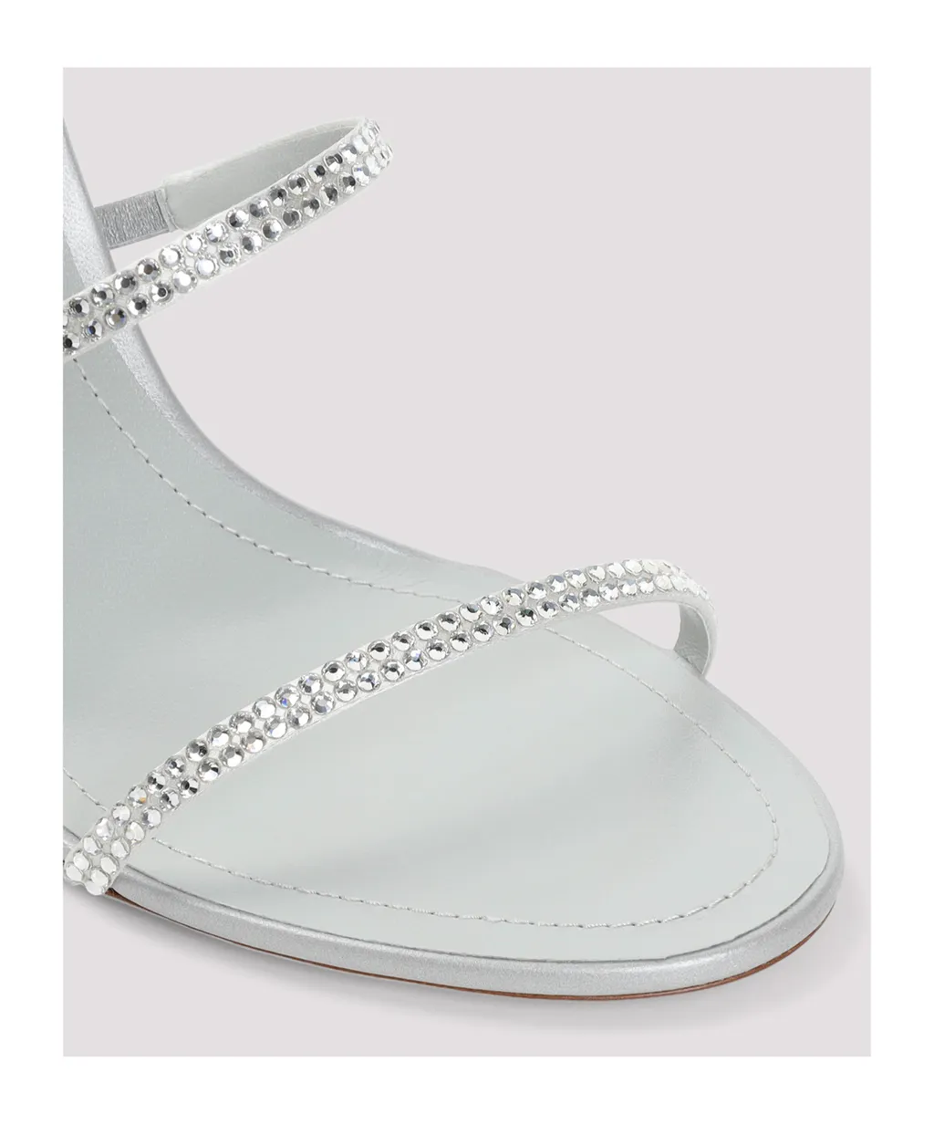 Ren Caovilla Cleo Embellished Heeled Sandals