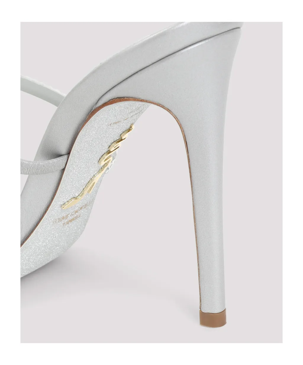 Ren Caovilla Cleo Embellished Heeled Sandals