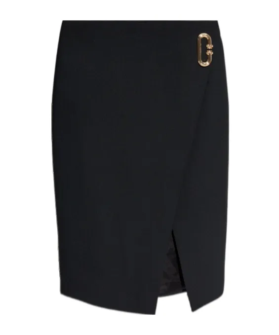 Logo-Plaque Skirt