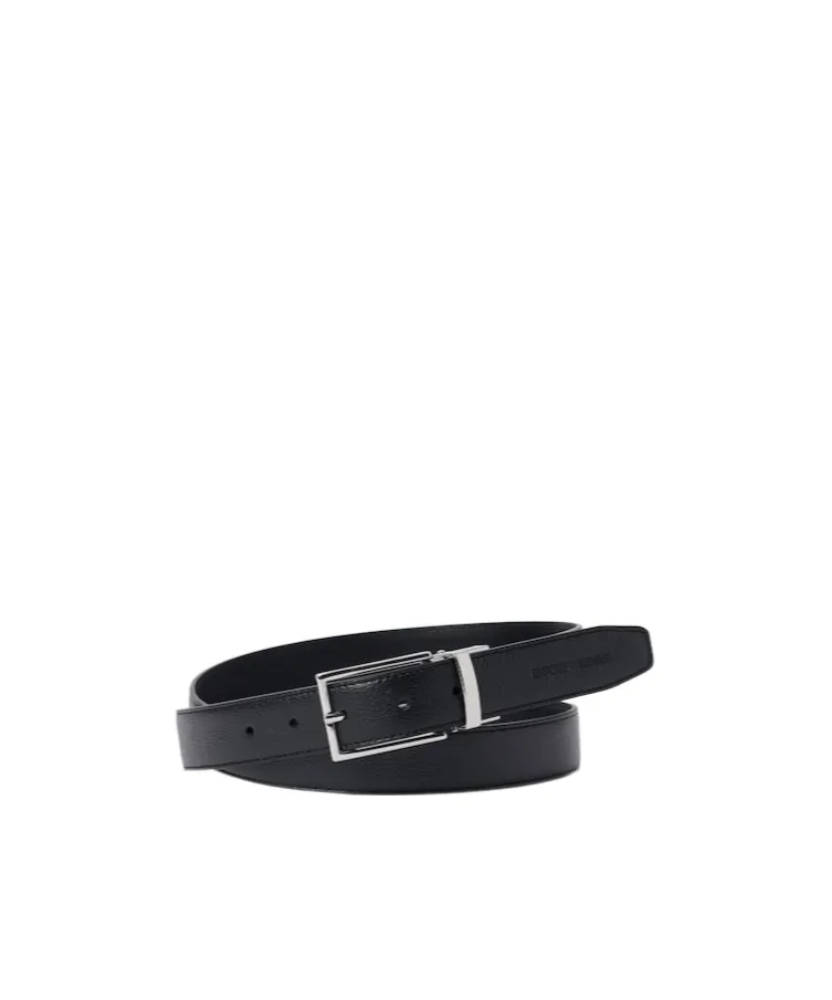 Emporio Armani Logo Debossed Belt