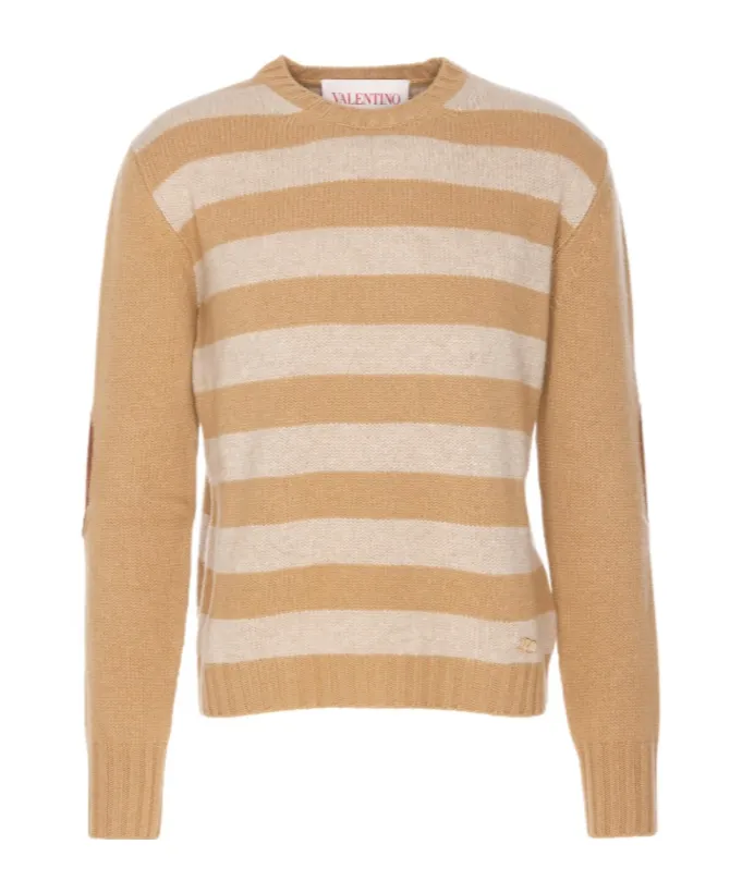 Valentino Striped Crewneck Jumper