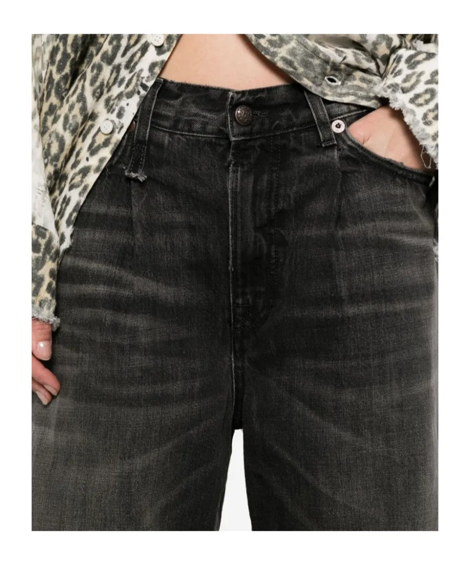 Cropped Wide-Leg Jeans