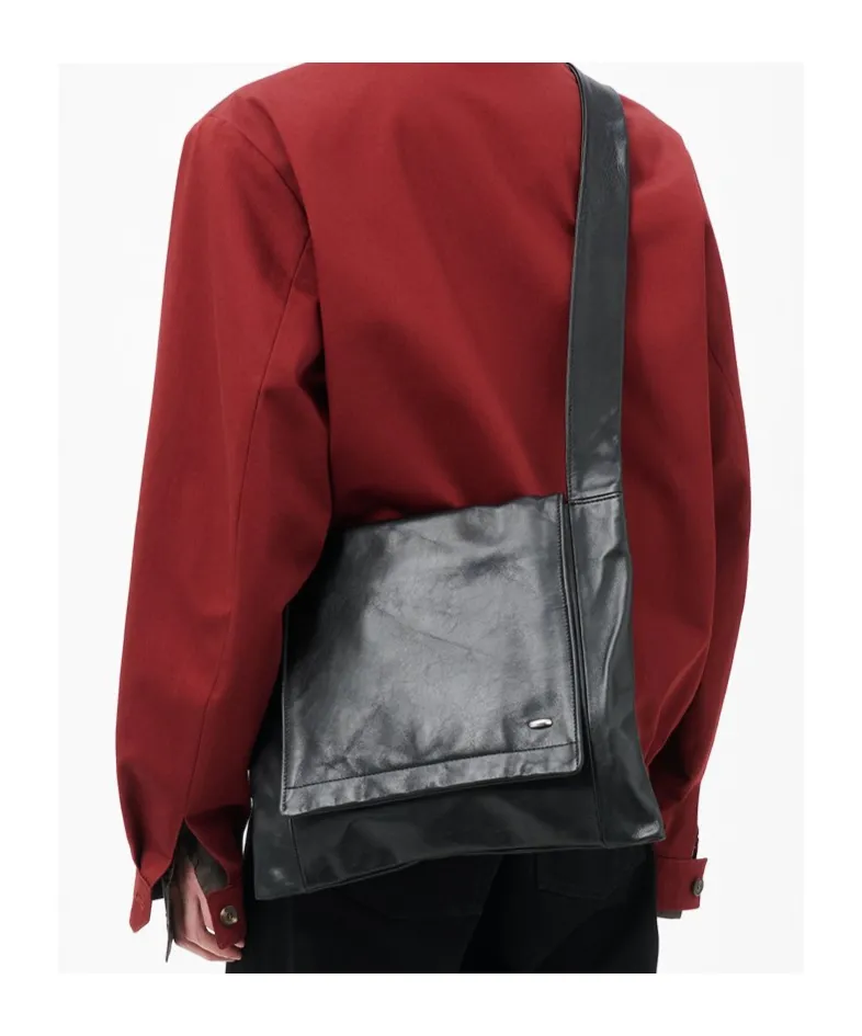 Our Legacy Logo Plaque Slim Shoulder Bag