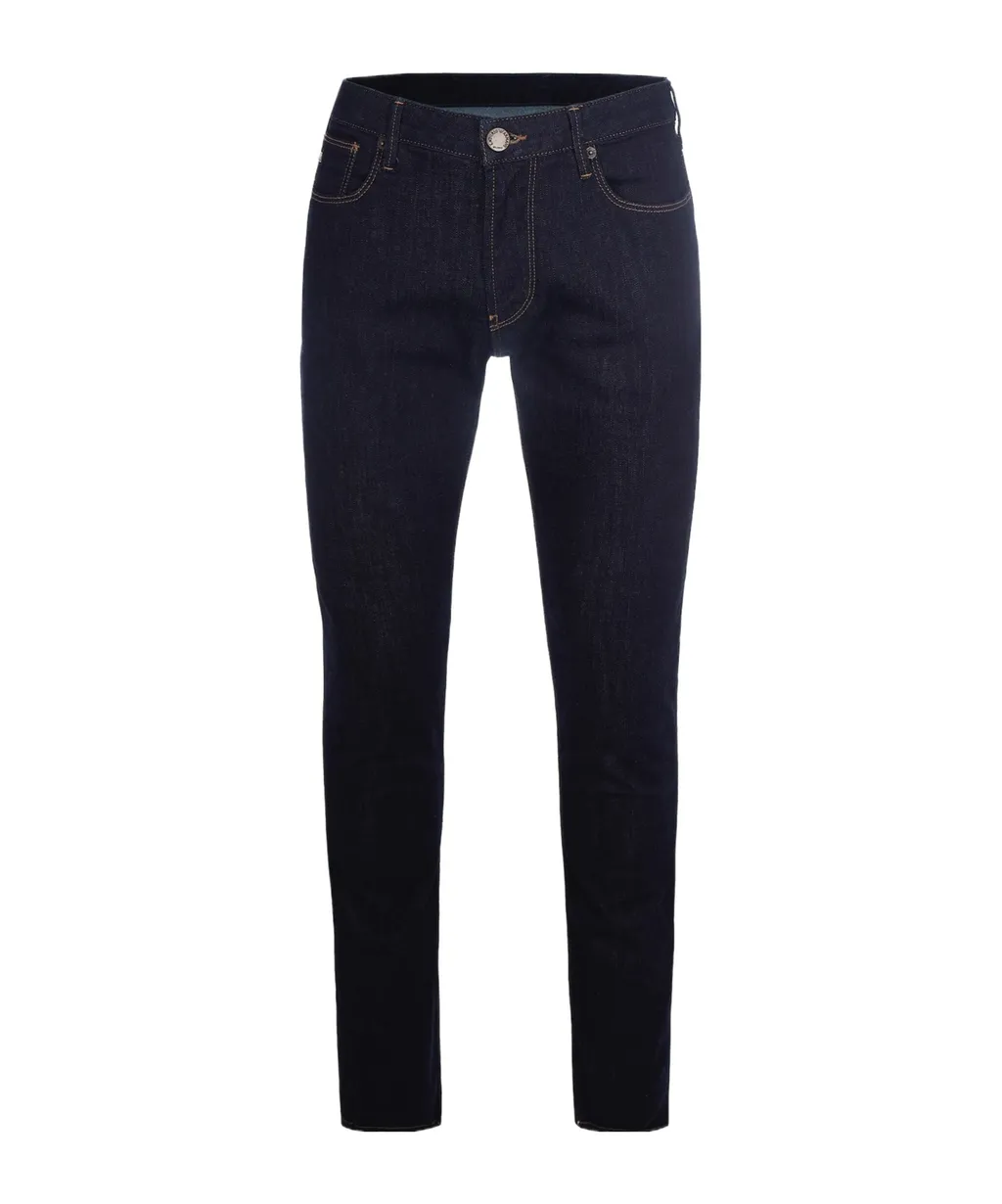 Emporio Armani Logo Plaque Skinny Jeans