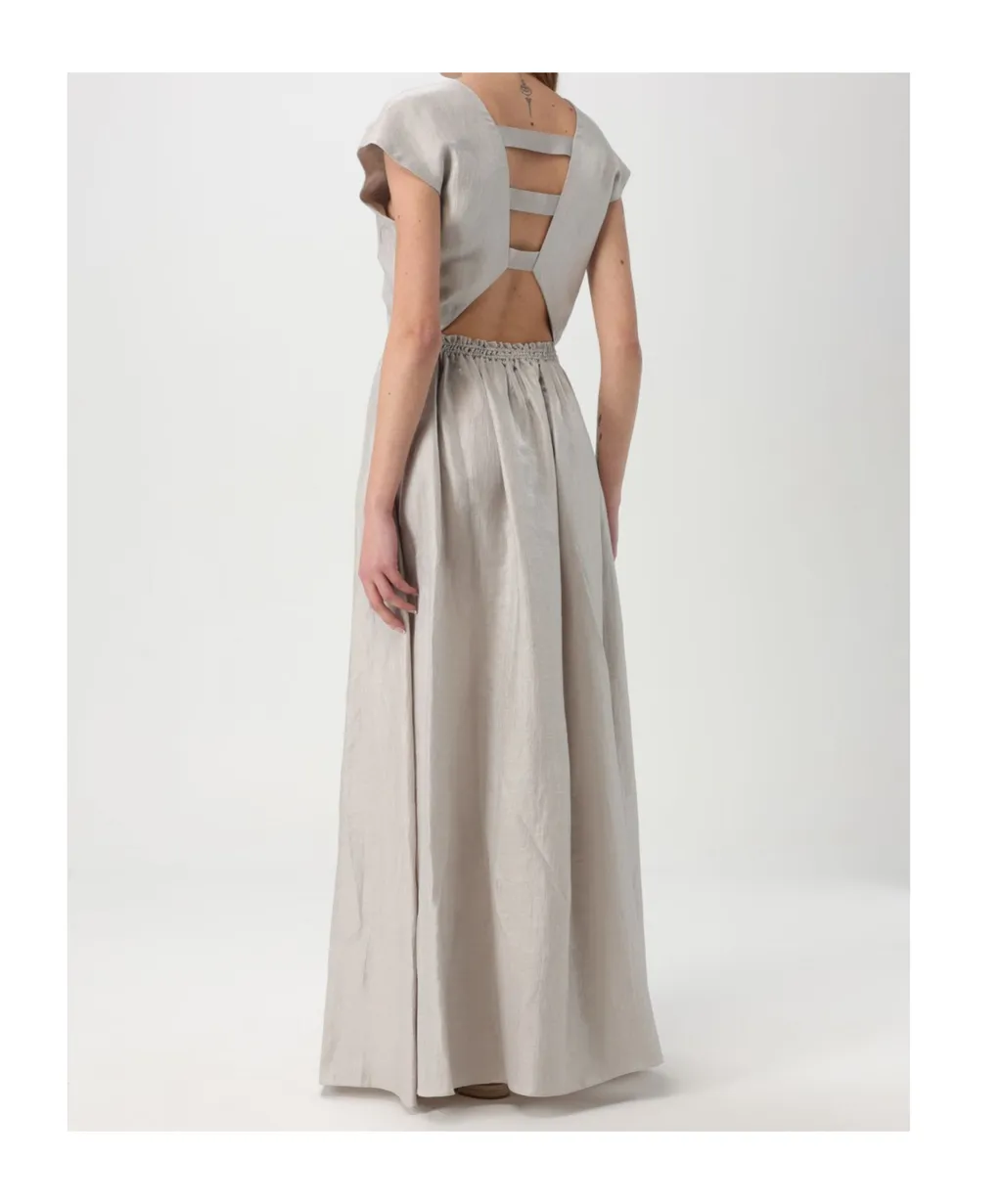 Emporio Armani V-Neck Long Dress