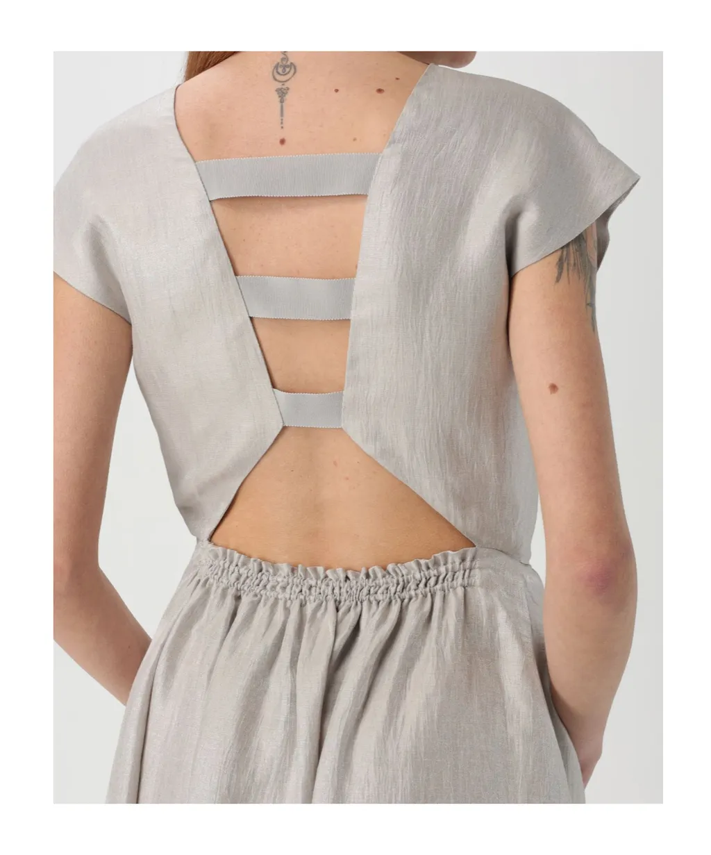Emporio Armani V-Neck Long Dress