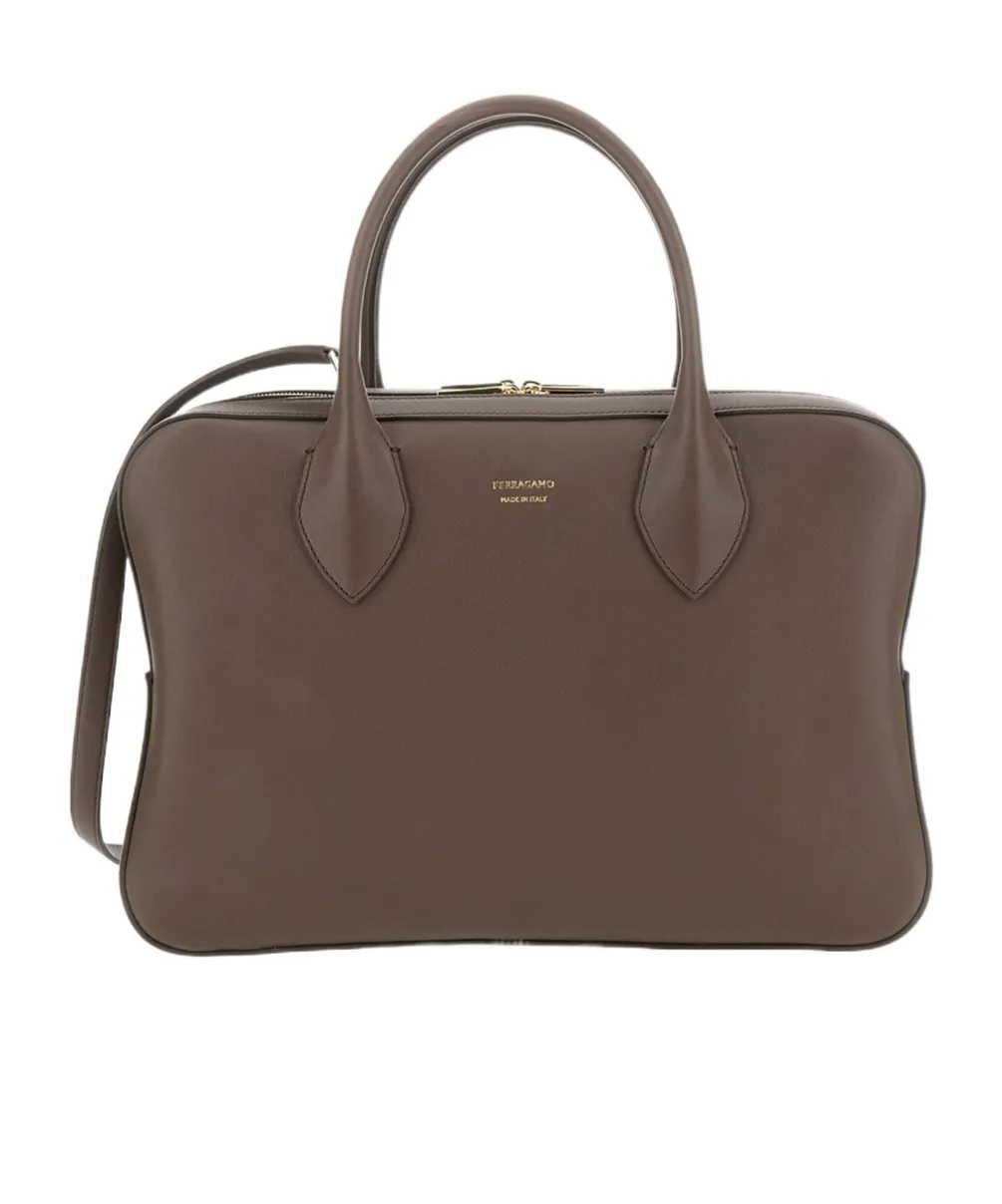 Zippered Shoulder Bag