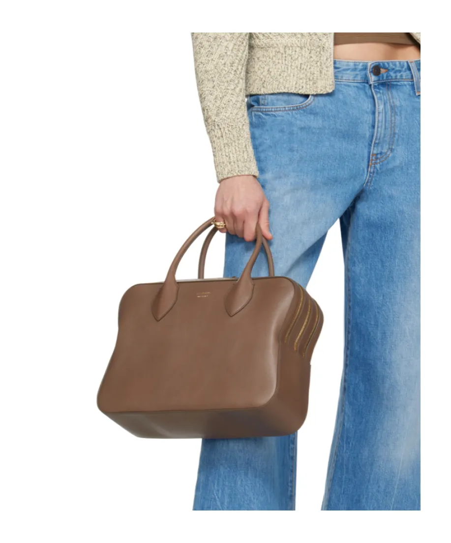 Zippered Shoulder Bag