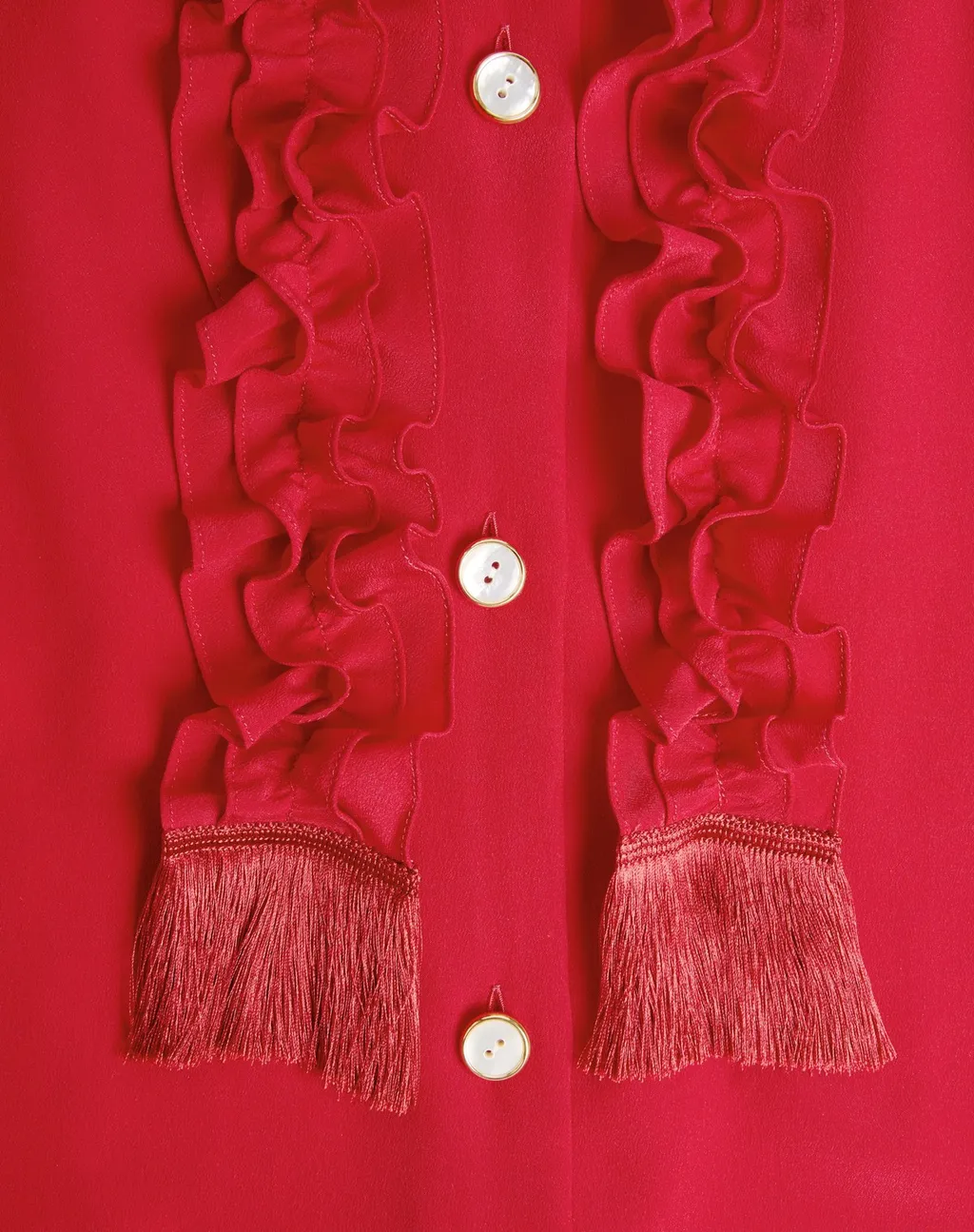 Valentino Bow Detailed Long-Sleeved Shirt