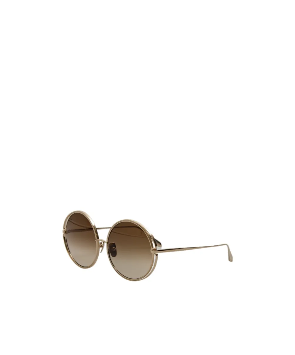Selene Round Sunglasses In Gradient Mocha