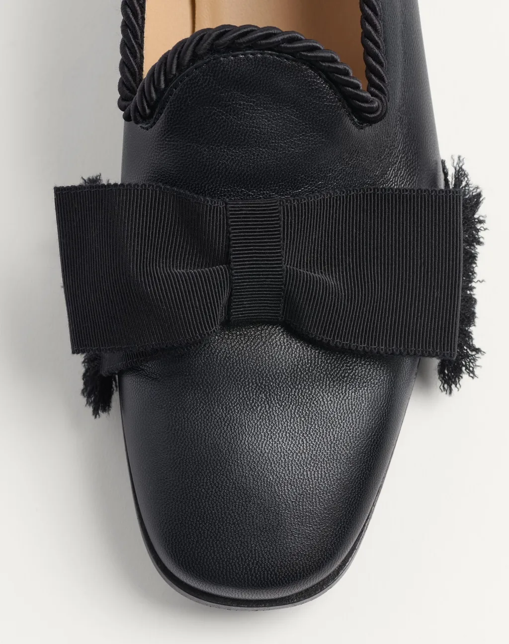Valentino Fringe Detailed Slip-On Loafers