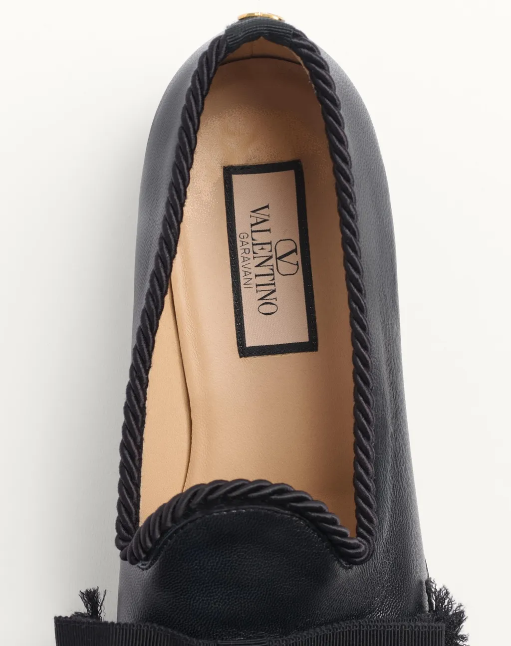 Valentino Fringe Detailed Slip-On Loafers