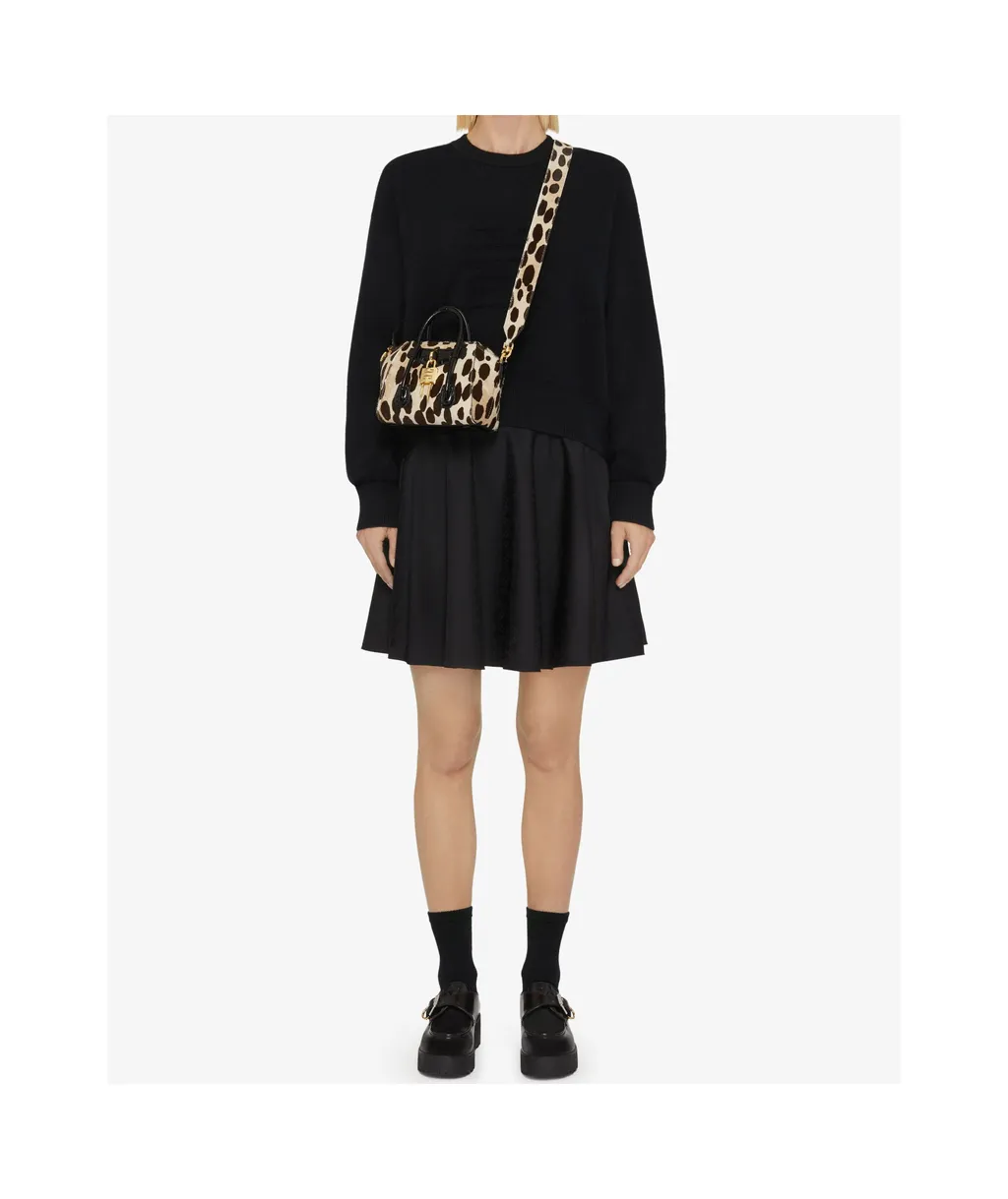 Givenchy Leopard Print Antigona Toy Lock Bag
