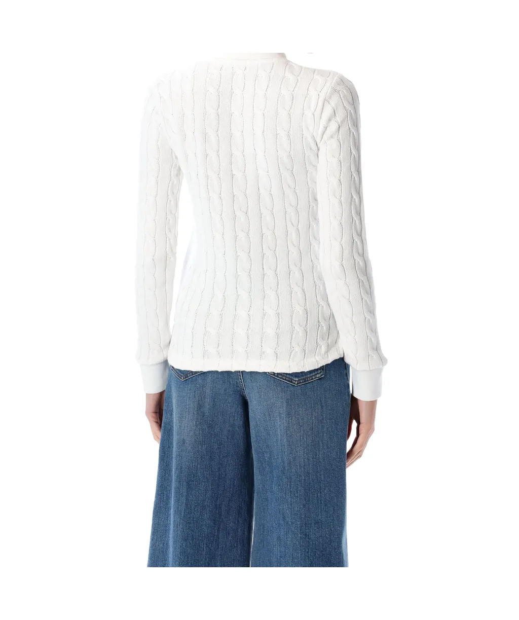 Polo Ralph Lauren Cable-Knit Polo Jumper