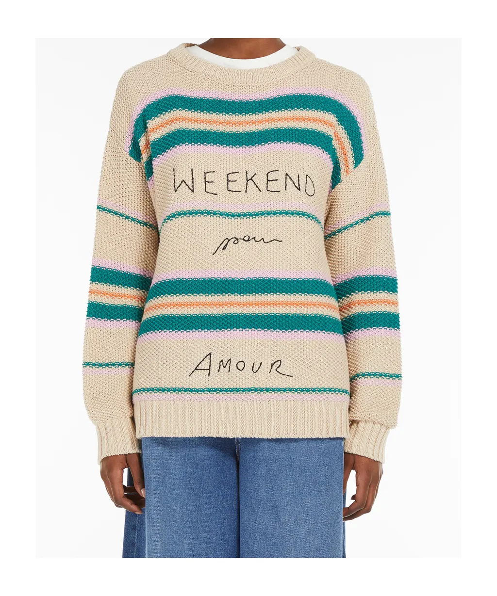 Weekend Max Mara Striped Knit Jumper