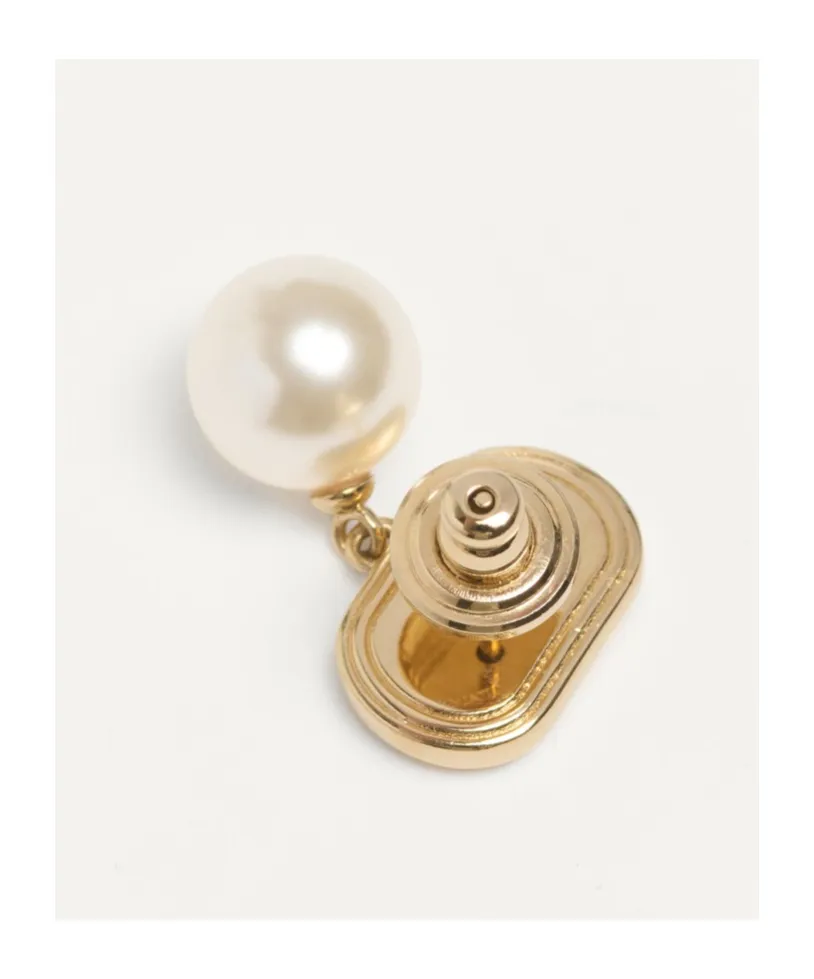 Valentino Ovalette Embellished Earrings