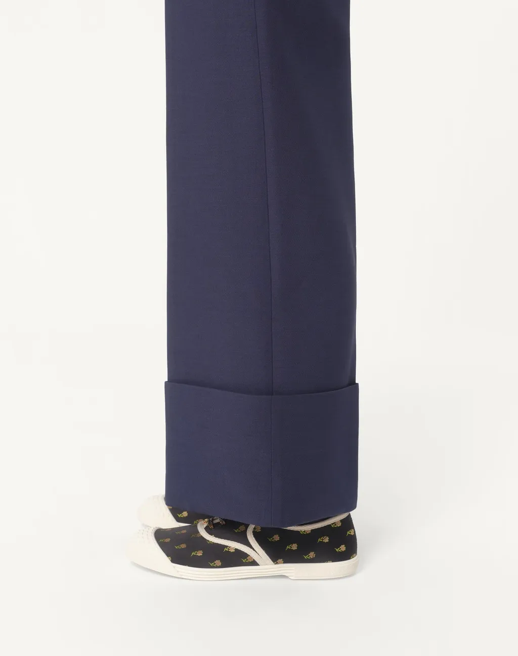 Valentino Pleat Detailed Wide-Leg Pants