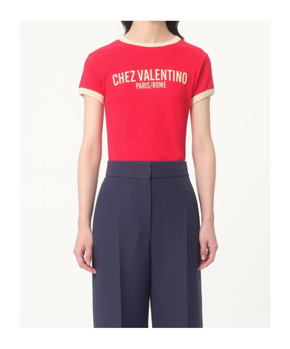 Valentino Crewneck Short-Sleeved T-Shirt