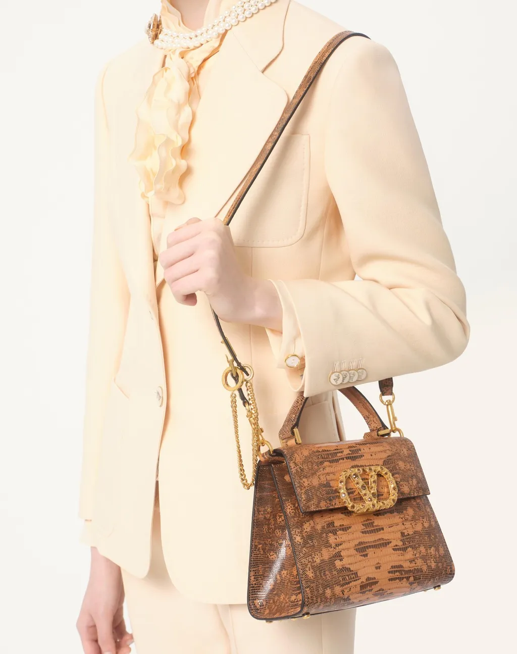 Valentino Single-Breasted Long-Sleeved Blazer