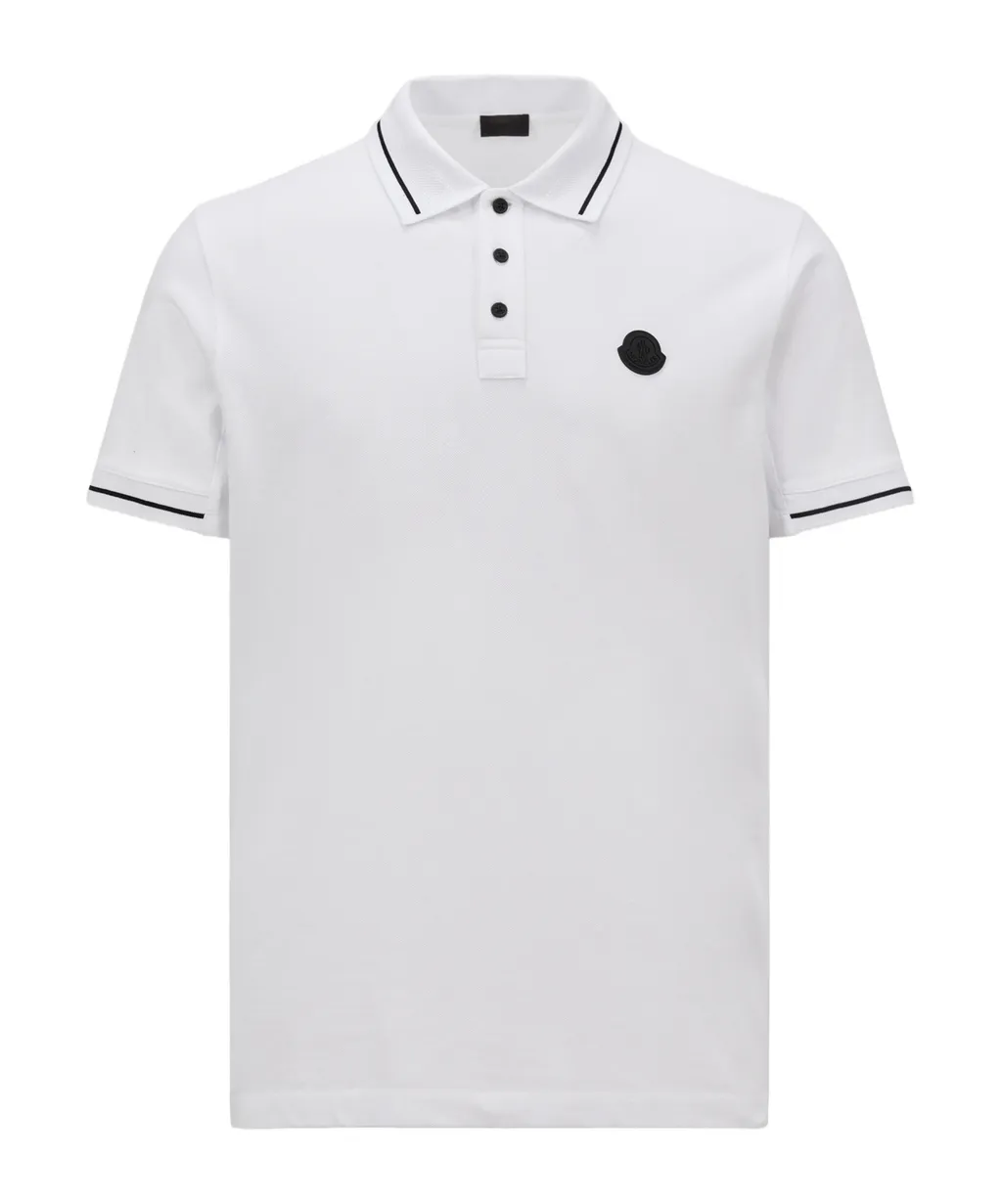 Moncler Logo Patch Short-Sleeved Polo Shirt