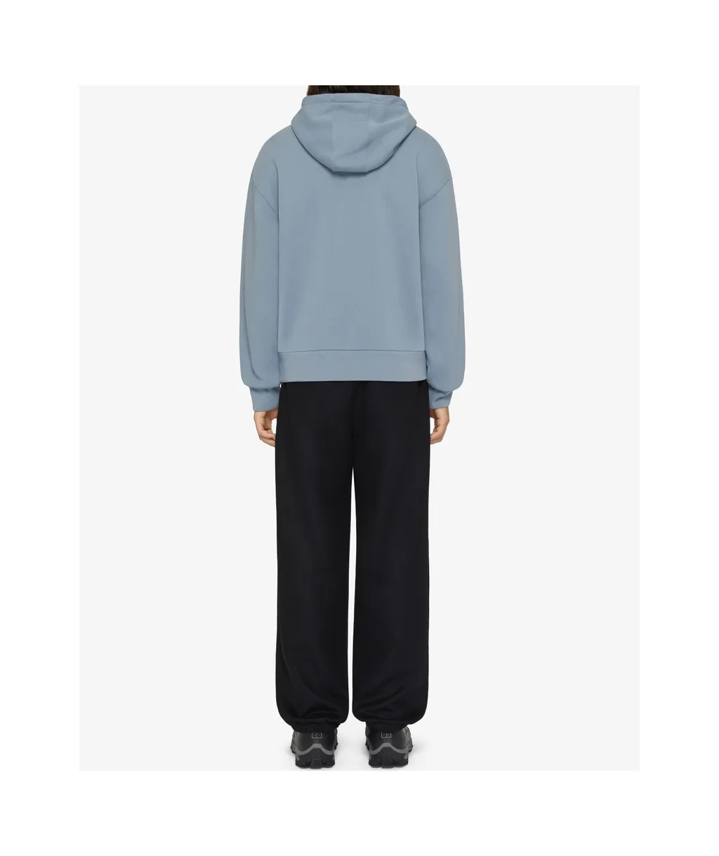Zipped Hoodie In Fleece With Hubert Objects Embroidery