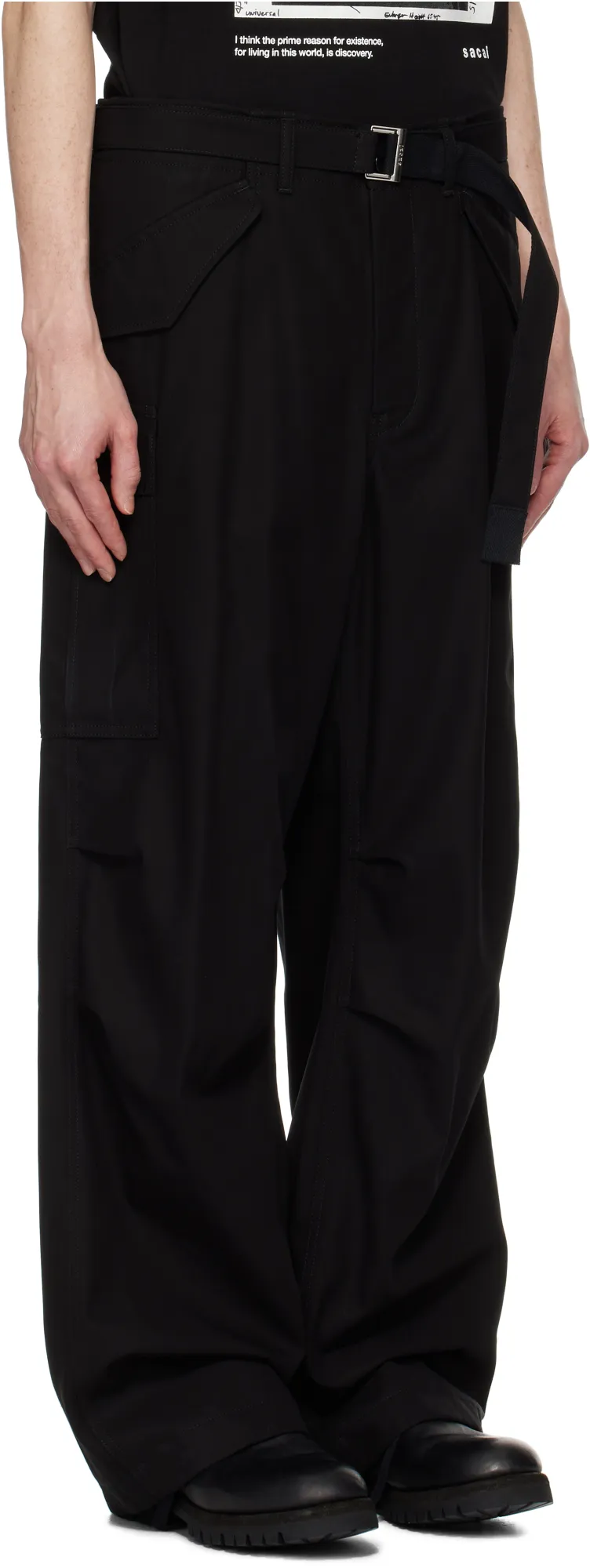 Sacai Belted Cargo Trousers