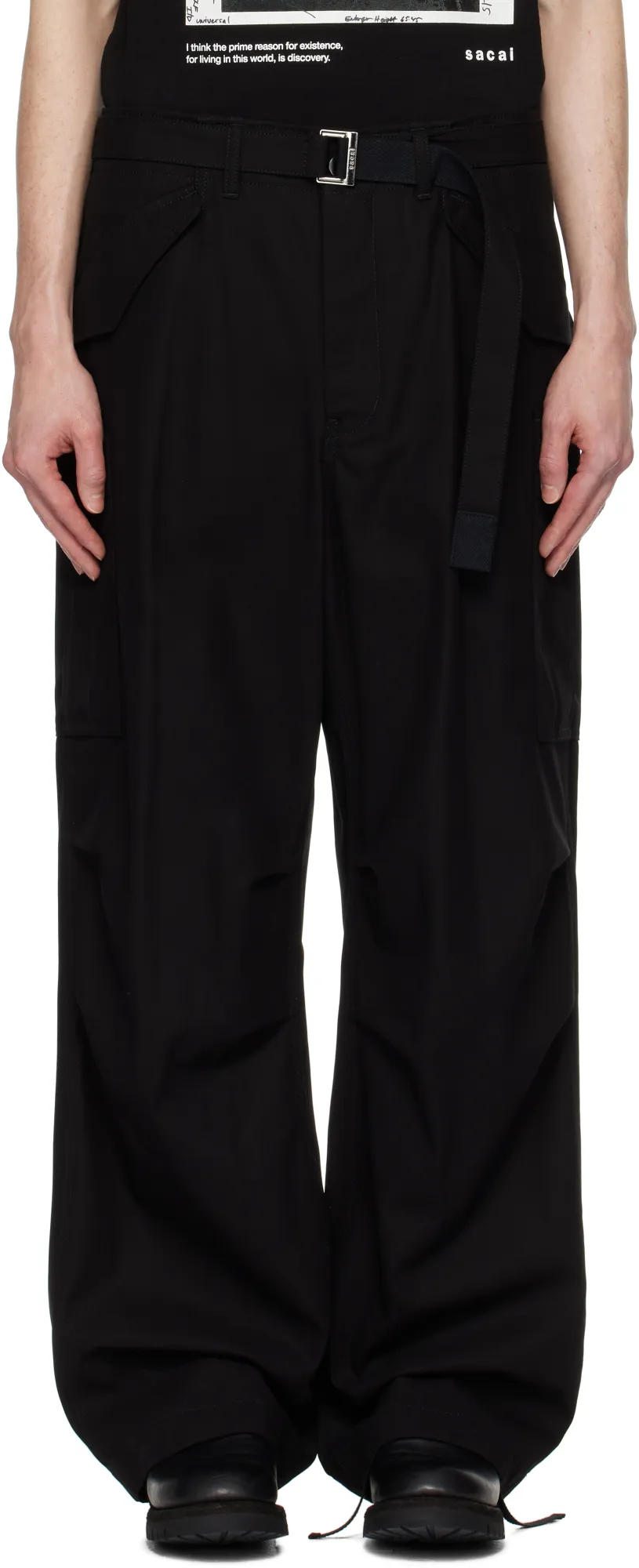 Sacai Belted Cargo Trousers