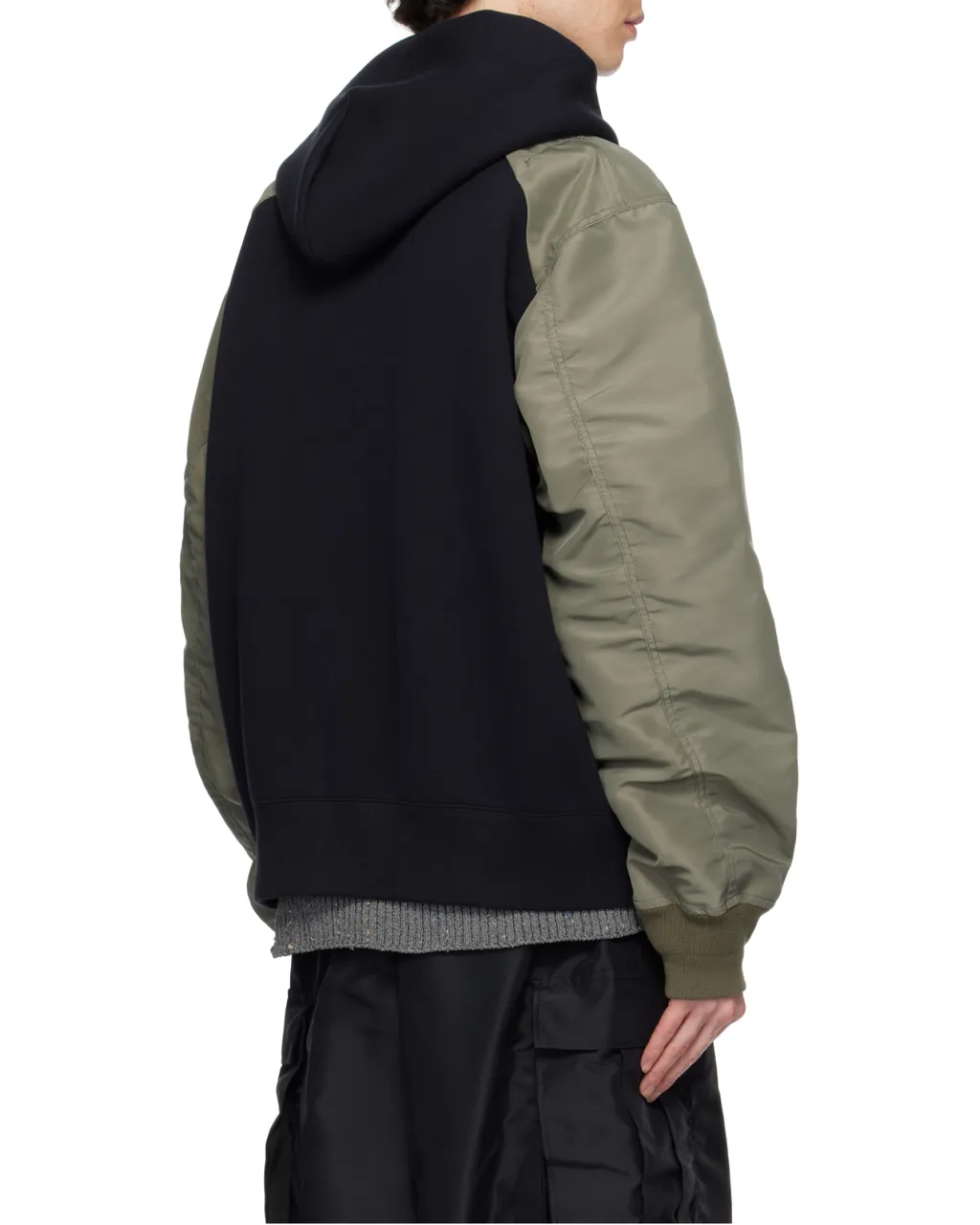 Sacai Drawstring Hooded Jacket