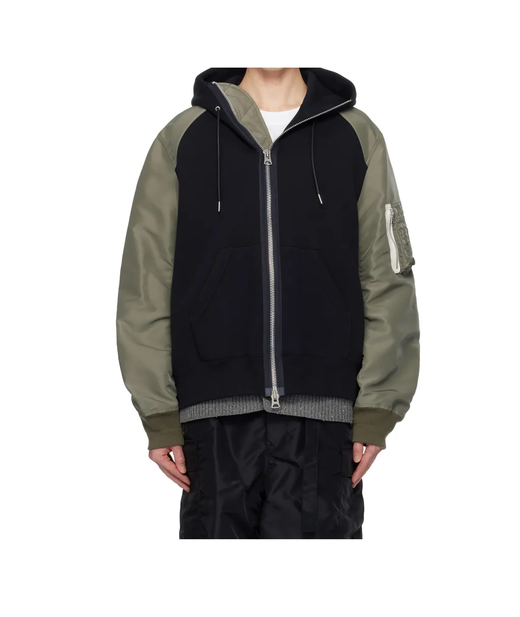 Sacai Drawstring Hooded Jacket