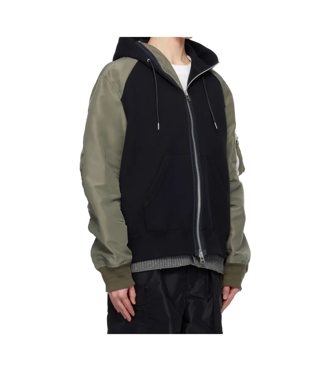 Sacai Drawstring Hooded Jacket