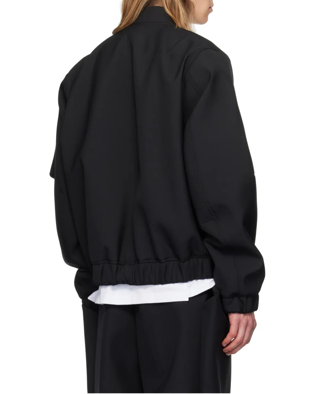Suiting Bonding Bomber Jacket