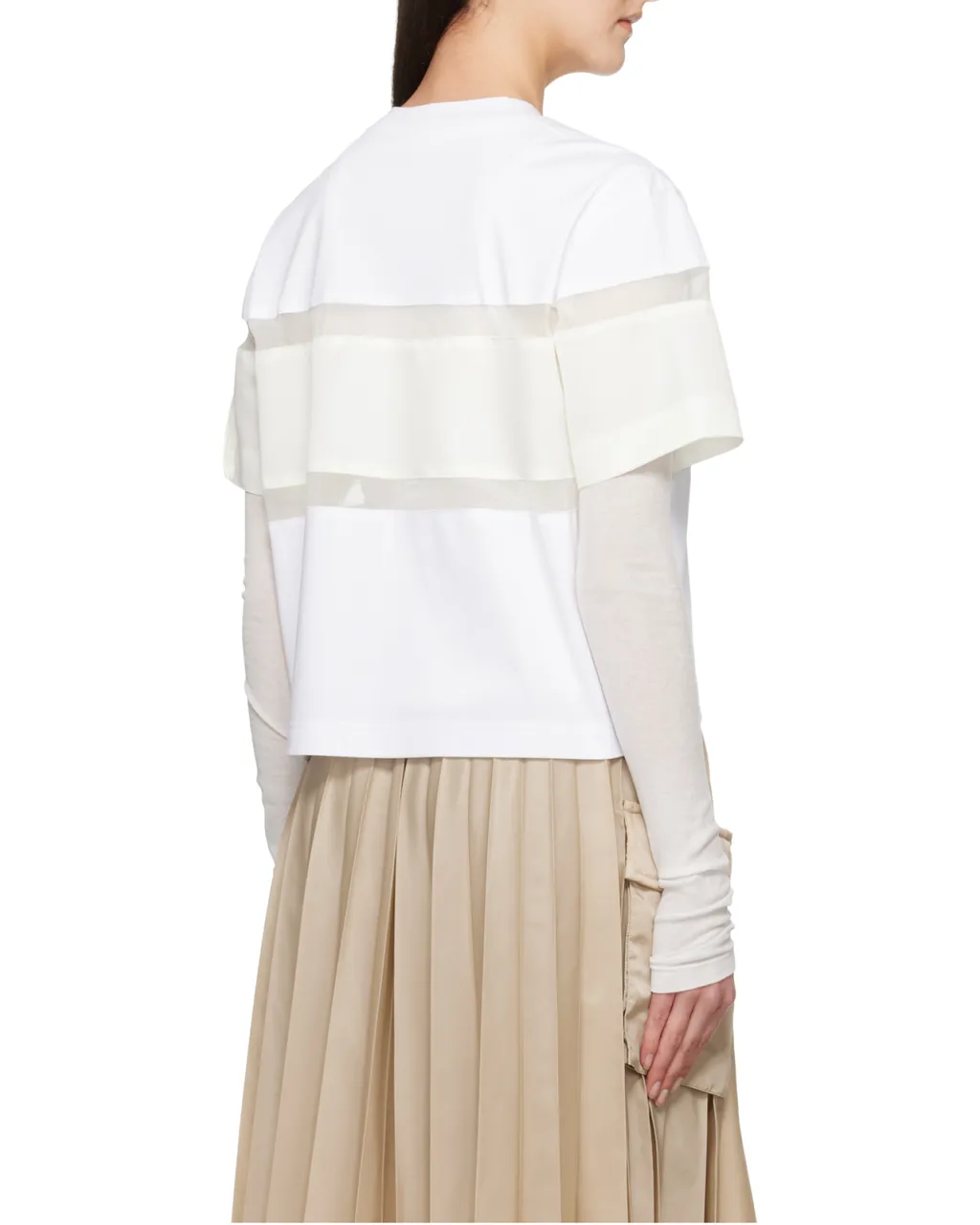 Contrast-Panel T-Shirt
