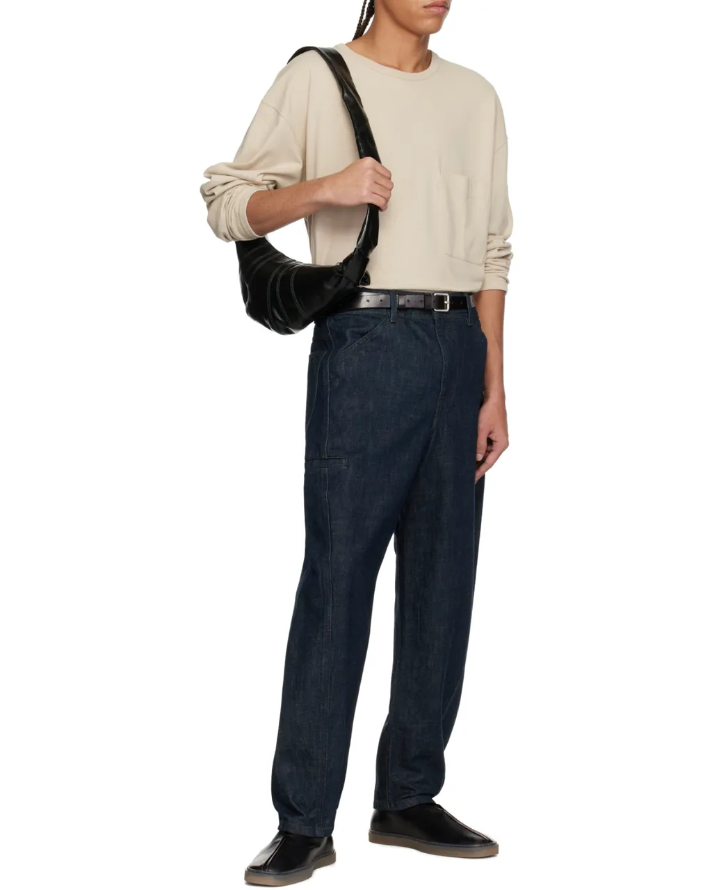Lemaire Small Croissant Zipped Shoulder Bag