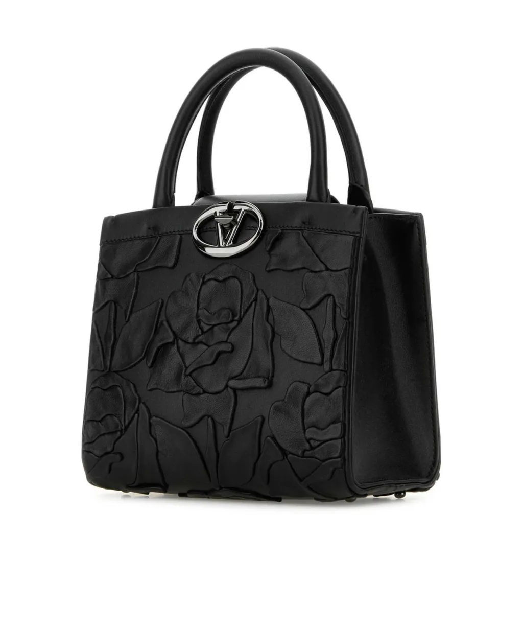 Valentino Vlogo Plaque Small Double Handle Bag