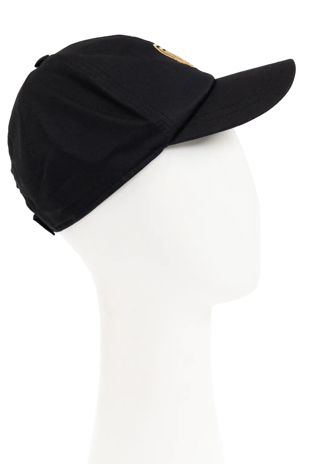 Balmain Kids Logo Embroidered Curved Peak Cap