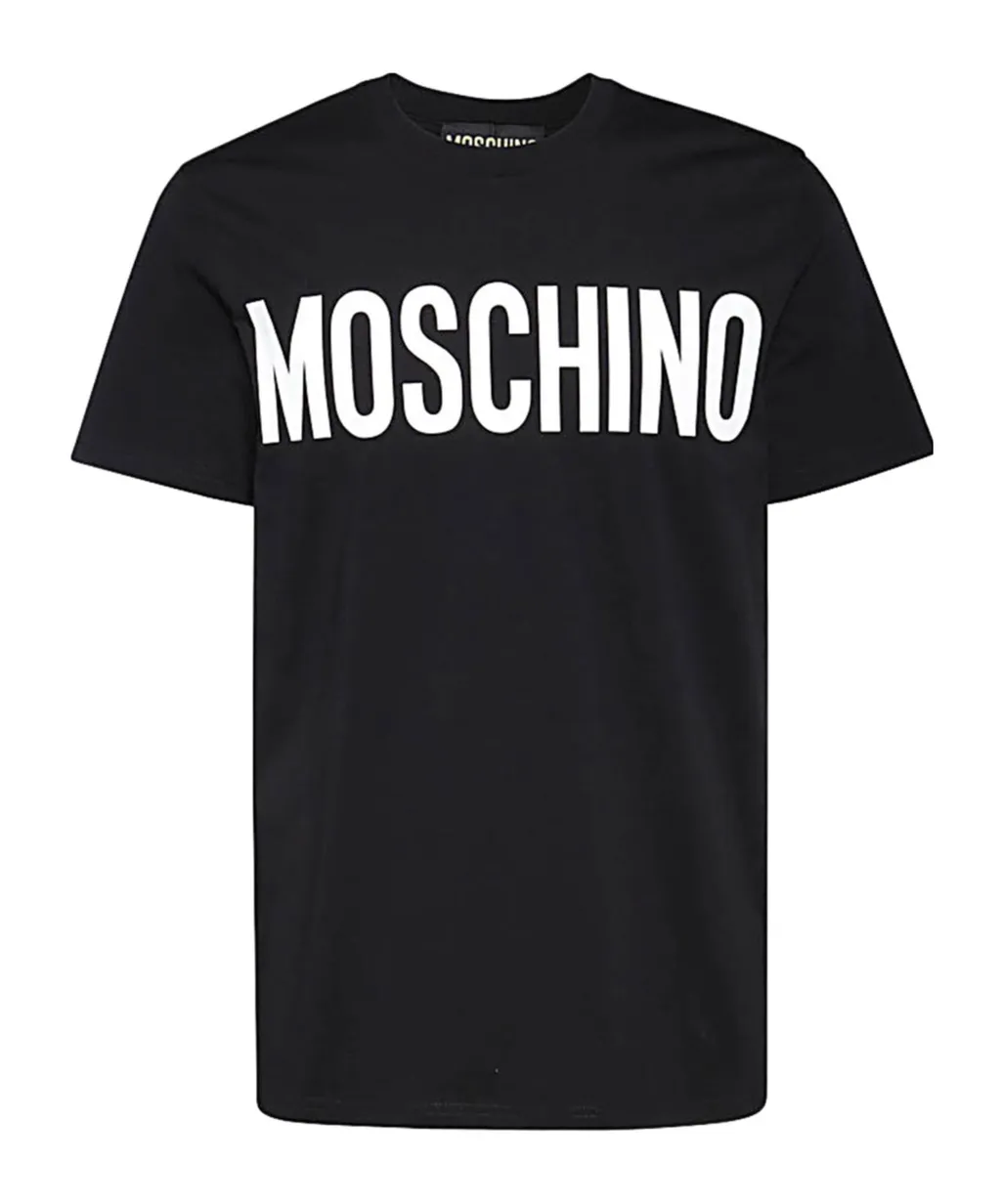Moschino Logo Printed Crewneck T-Shirt