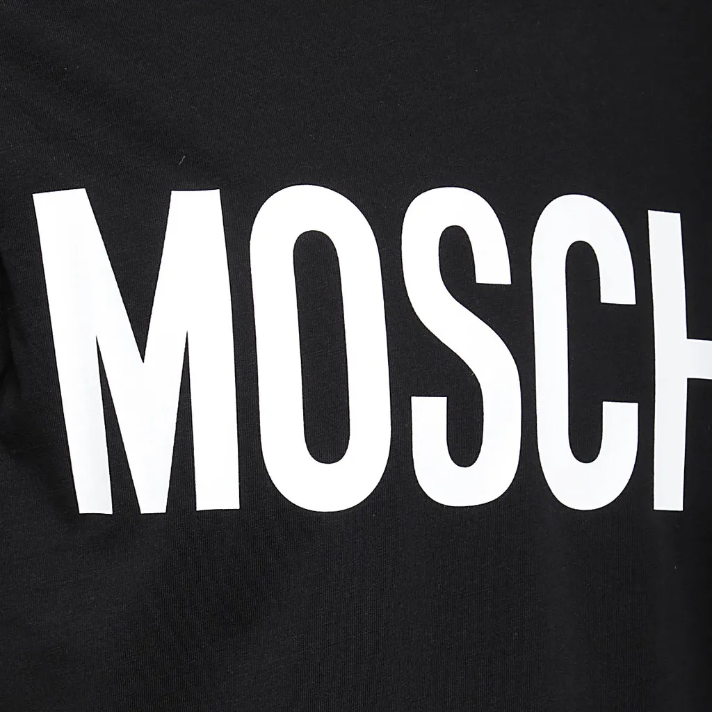 Moschino Logo Printed Crewneck T-Shirt