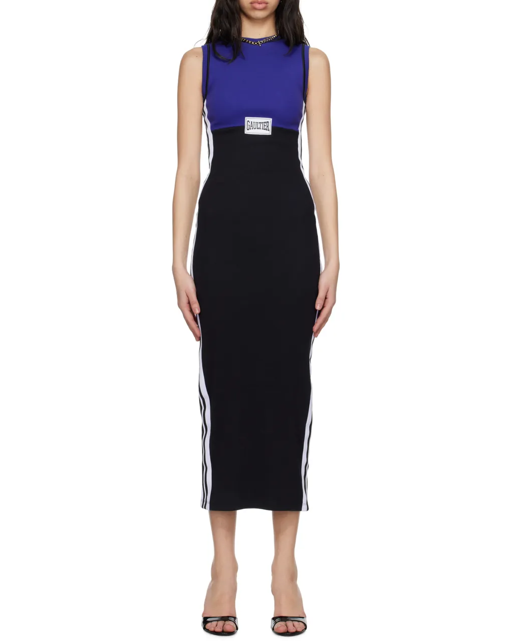Jean Paul Gaultier Colo-Block Slim-Fit Dress
