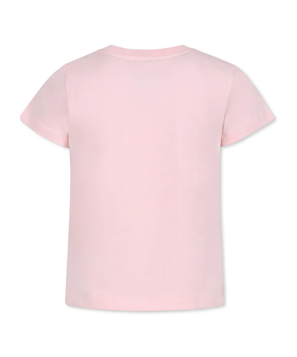Moschino Kids Teddy Bear-Printed Crewneck T-Shirt