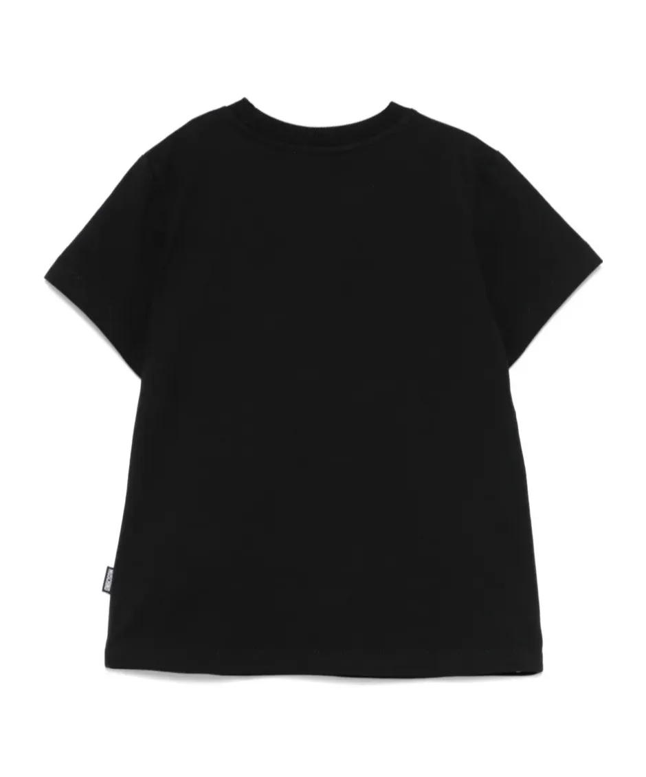 Moschino Kids Leo Teddy-Patch Crewneck T-Shirt