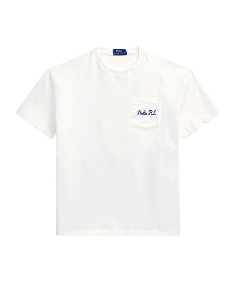 Polo Ralph Lauren Logo Embroidered Crewneck T-Shirt
