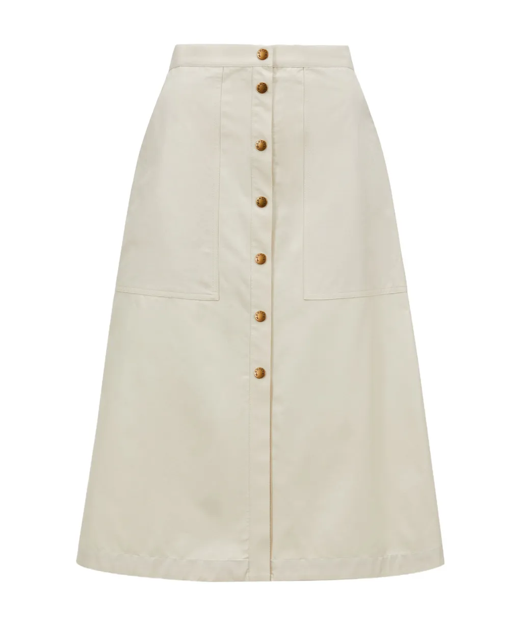 Moncler High Waist Midi Skirt