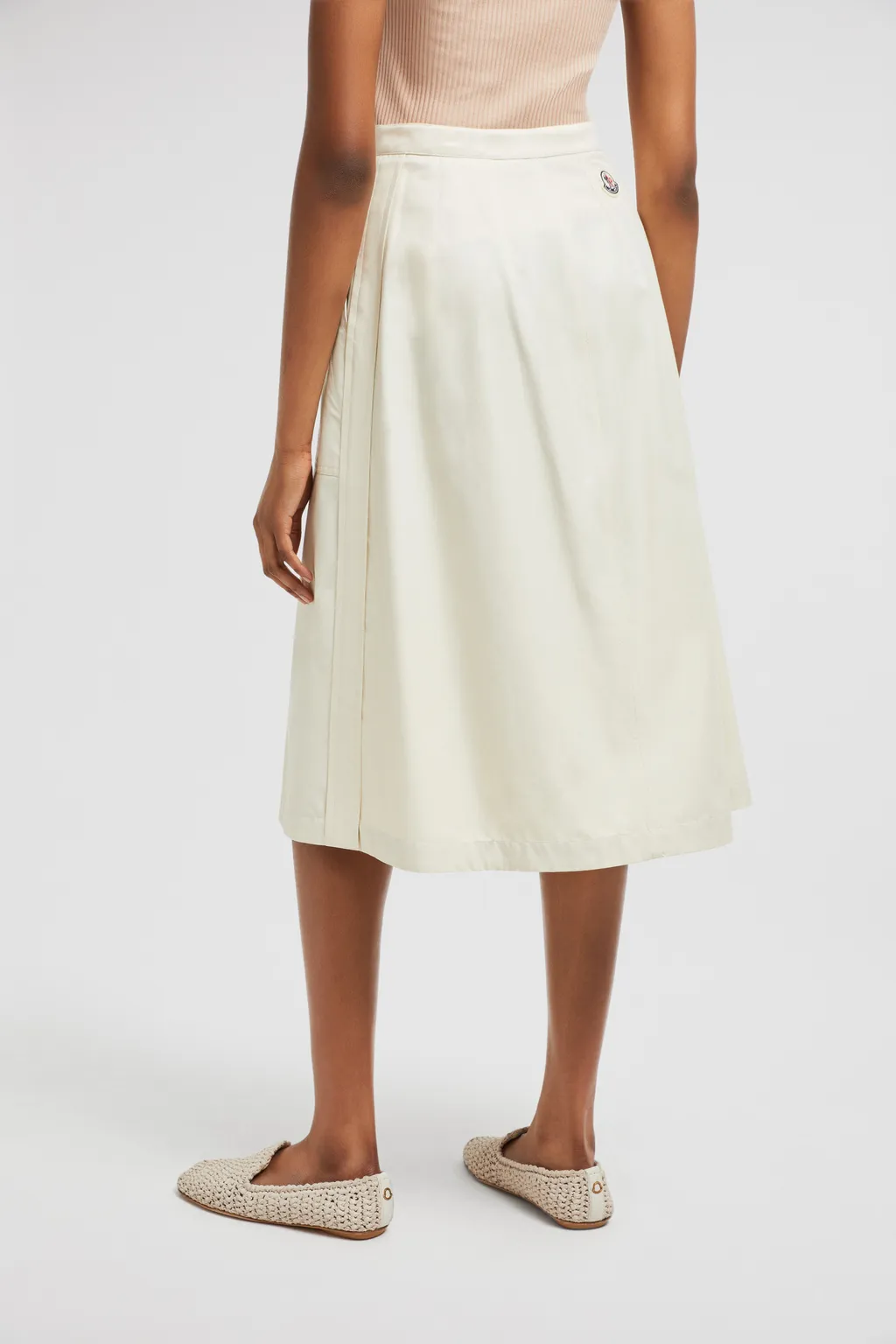 Moncler High Waist Midi Skirt