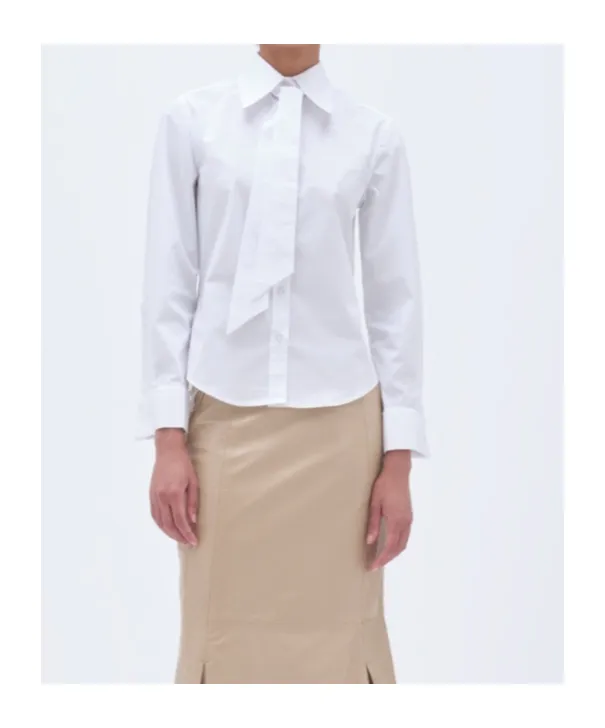 Tie Fitted Shirt